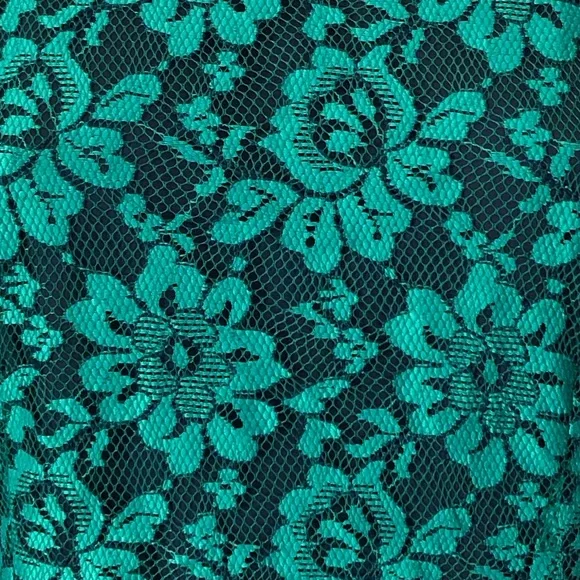 🌿 TARGET 🌿 short sleeve green lace dress size 12 - Picture 5 of 7